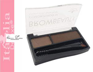 Kit Polvo Para Cejas BROWBEAUTY EYEBROW POWDER KIT