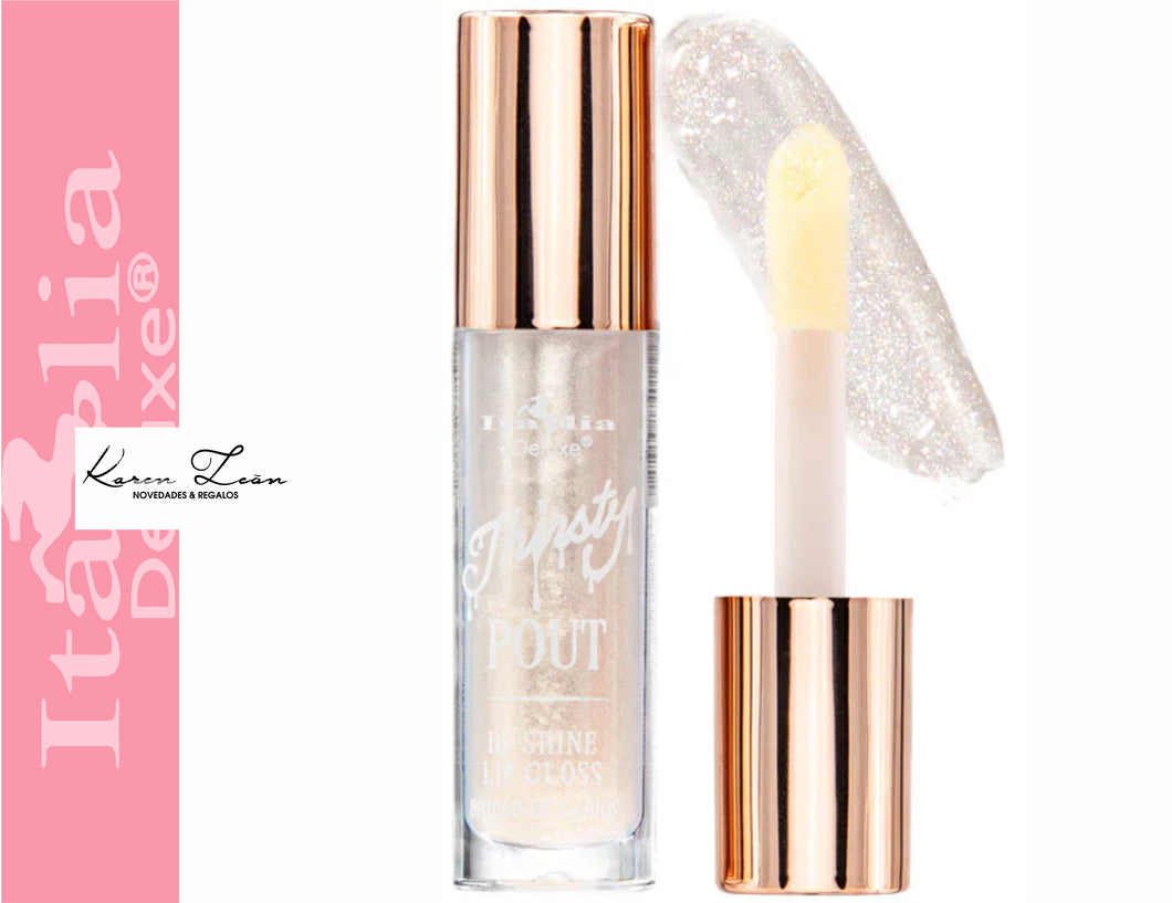 BRILLO LABIAL GLOSS THIRSTY POUT HI-SHINE LIP GLOSS