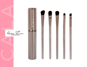 Set de Bochas de Ojos para Viaje - BRONCE METALIZADO CALA