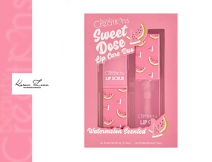 Sweet Dose Lip Duo Watermelon - Exfoliante Y Aceite Humectante Dúo Para Labios