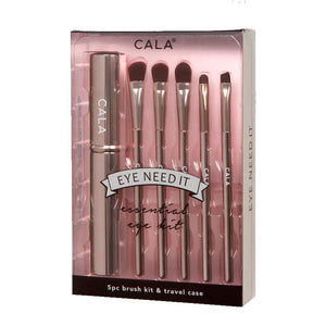Set de Bochas de Ojos para Viaje - BRONCE METALIZADO CALA